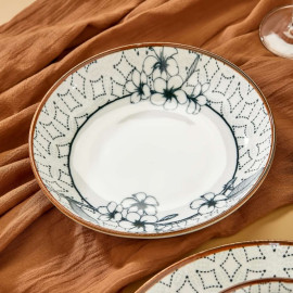 PORCELAIN PLATE SET 24 PIECES FROM FACTORY WHOLESALE 